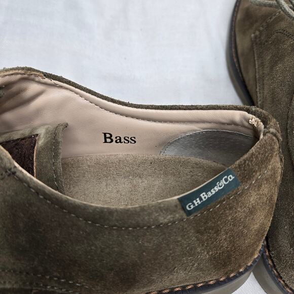 G.H. Bass & Co. Men\'s Tan Suede Dress Shoes Size 10.5 M